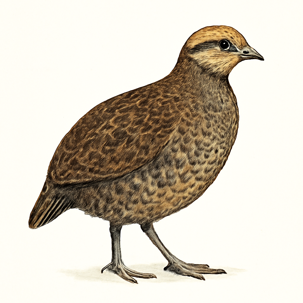 Buffy-crowned Wood-Partridge illustration
