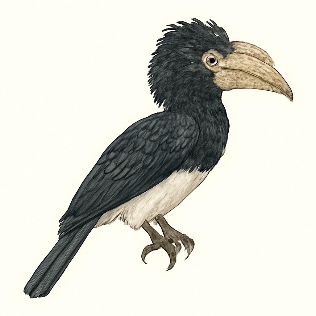 Illustration de Calao trompette