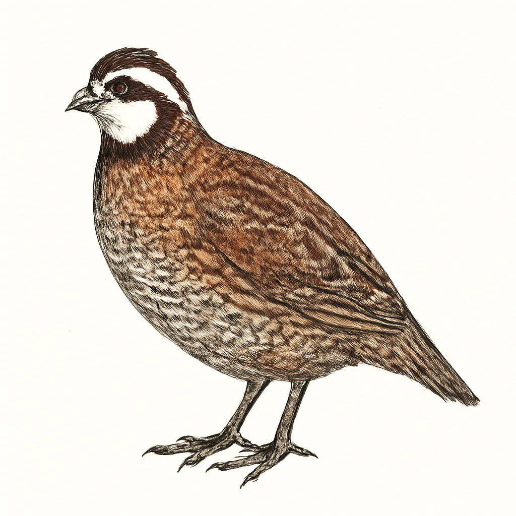 Northern Bobwhite illustration