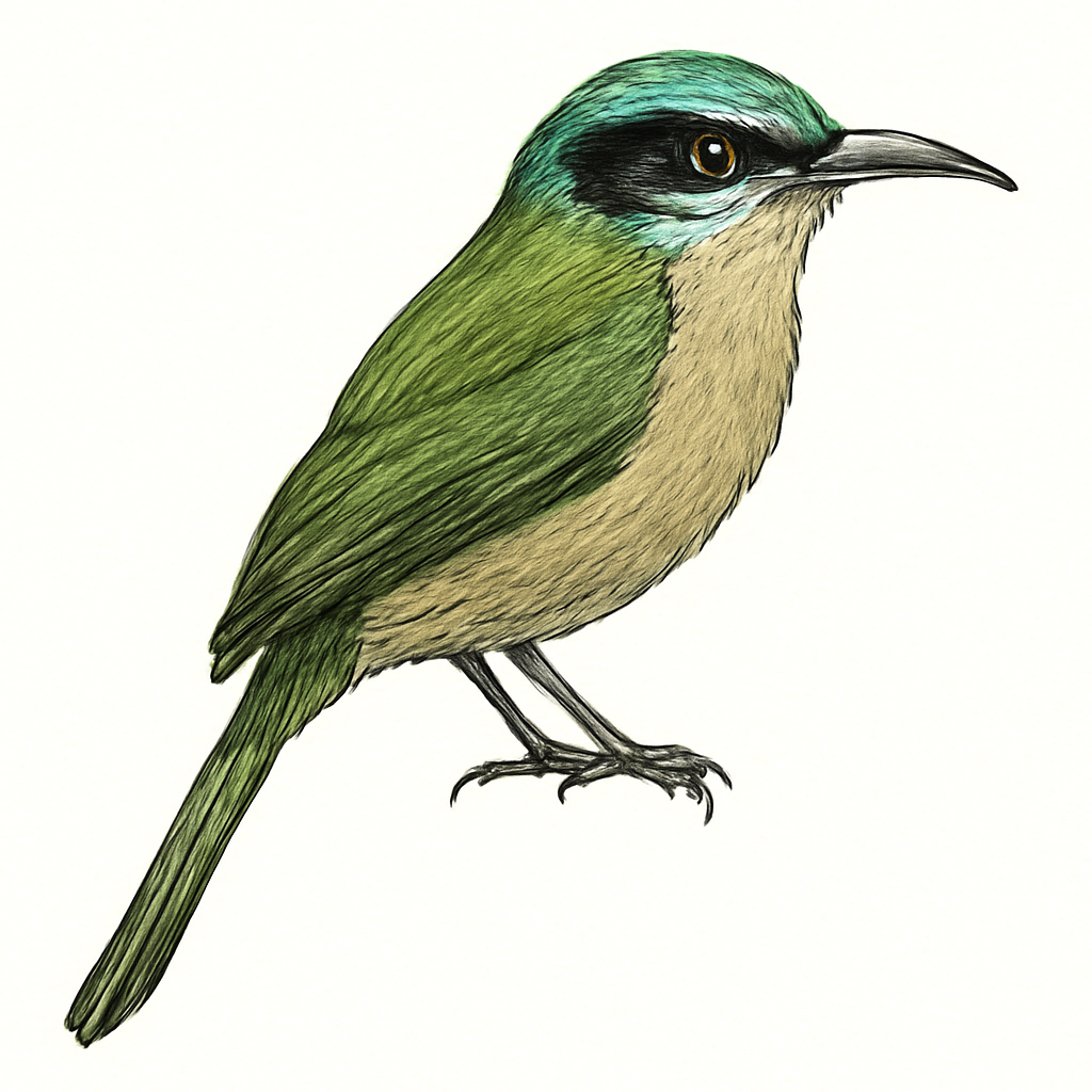 Illustrazione di Tody Motmot