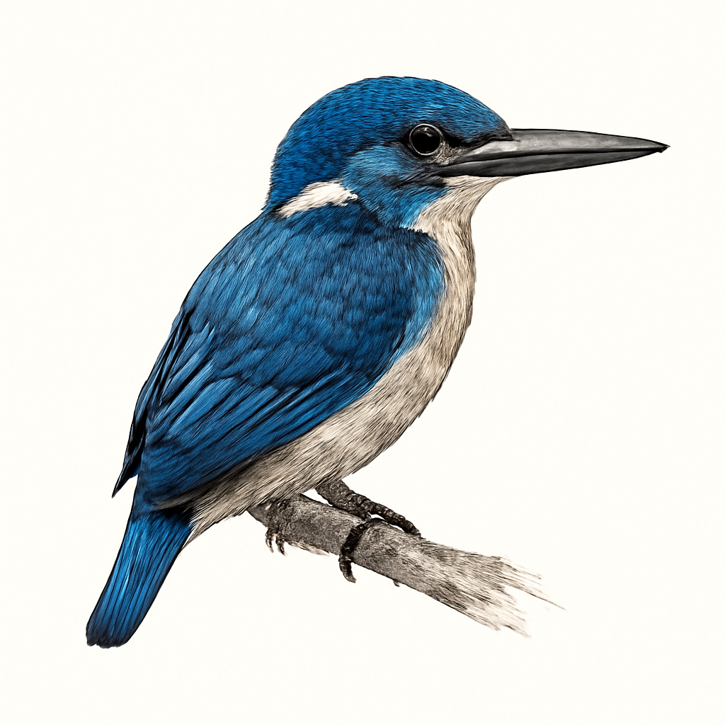 Illustratie van Glansijsvogel