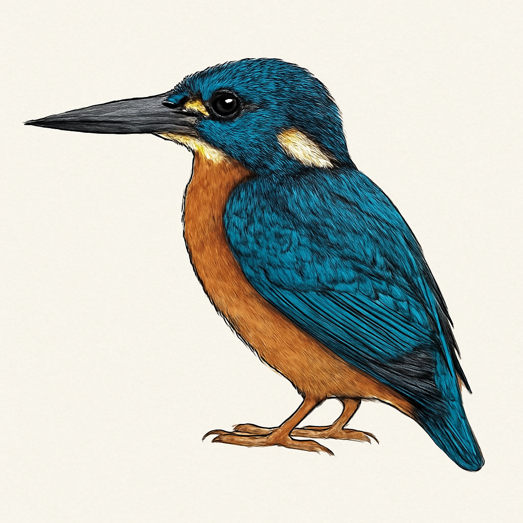 Illustratie van Menintingijsvogel