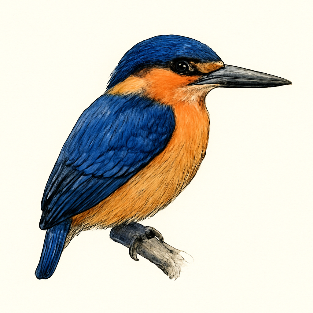 Illustration de Martin-pêcheur pygmée