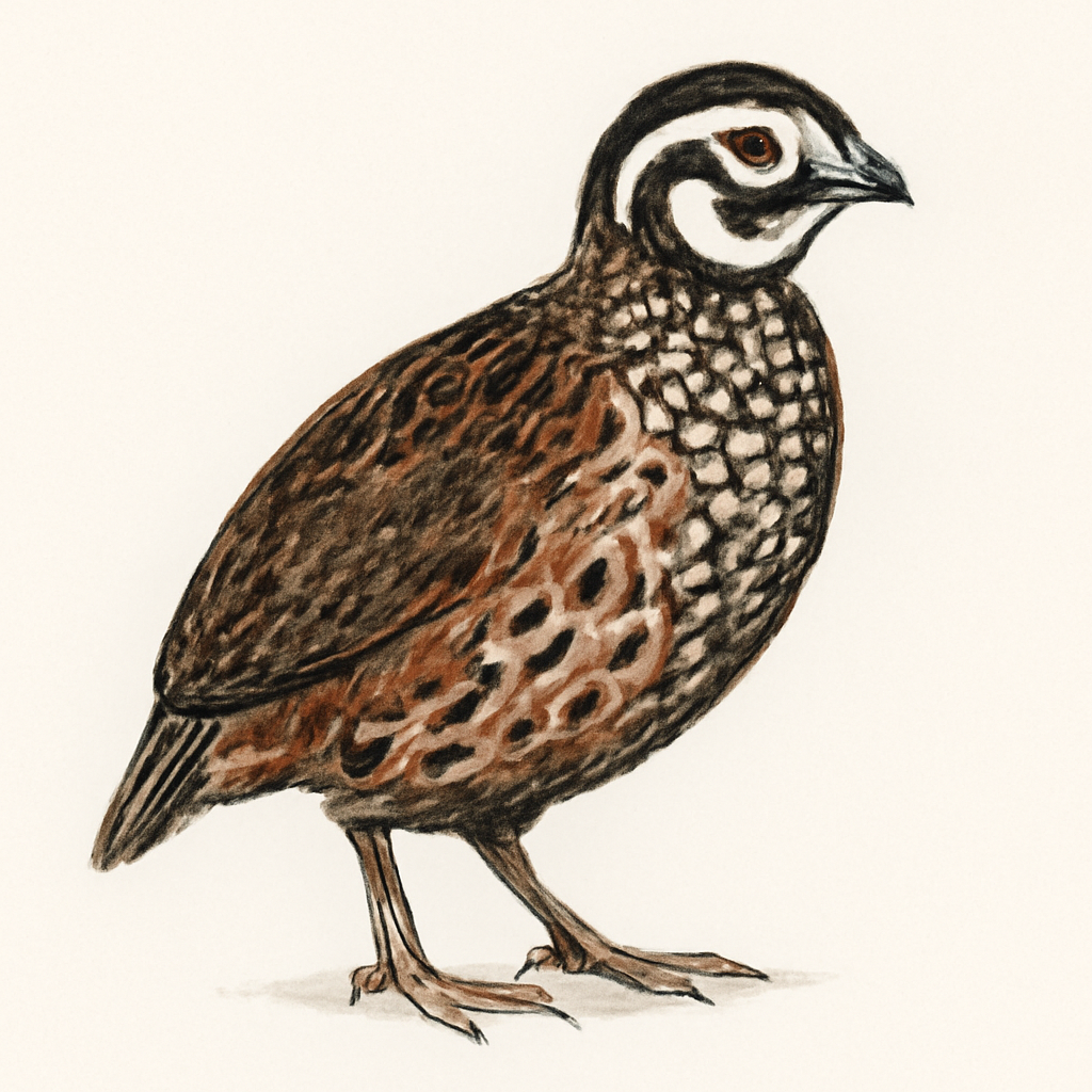Ilustração de montezuma quail