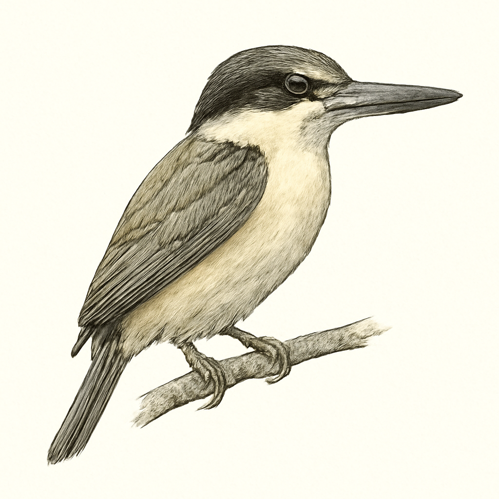 Illustrazione di Torresian Kingfisher