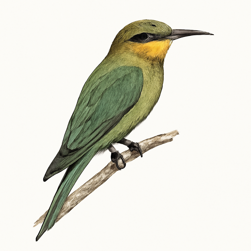 Illustration de Guêpier de Madagascar