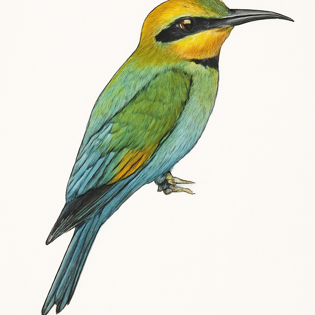 Illustration von Regenbogenspint