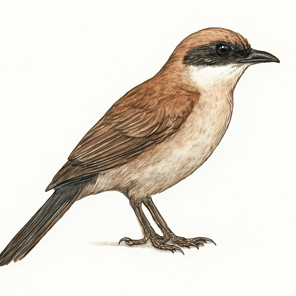 Illustration von Langschwanz-Erdracke