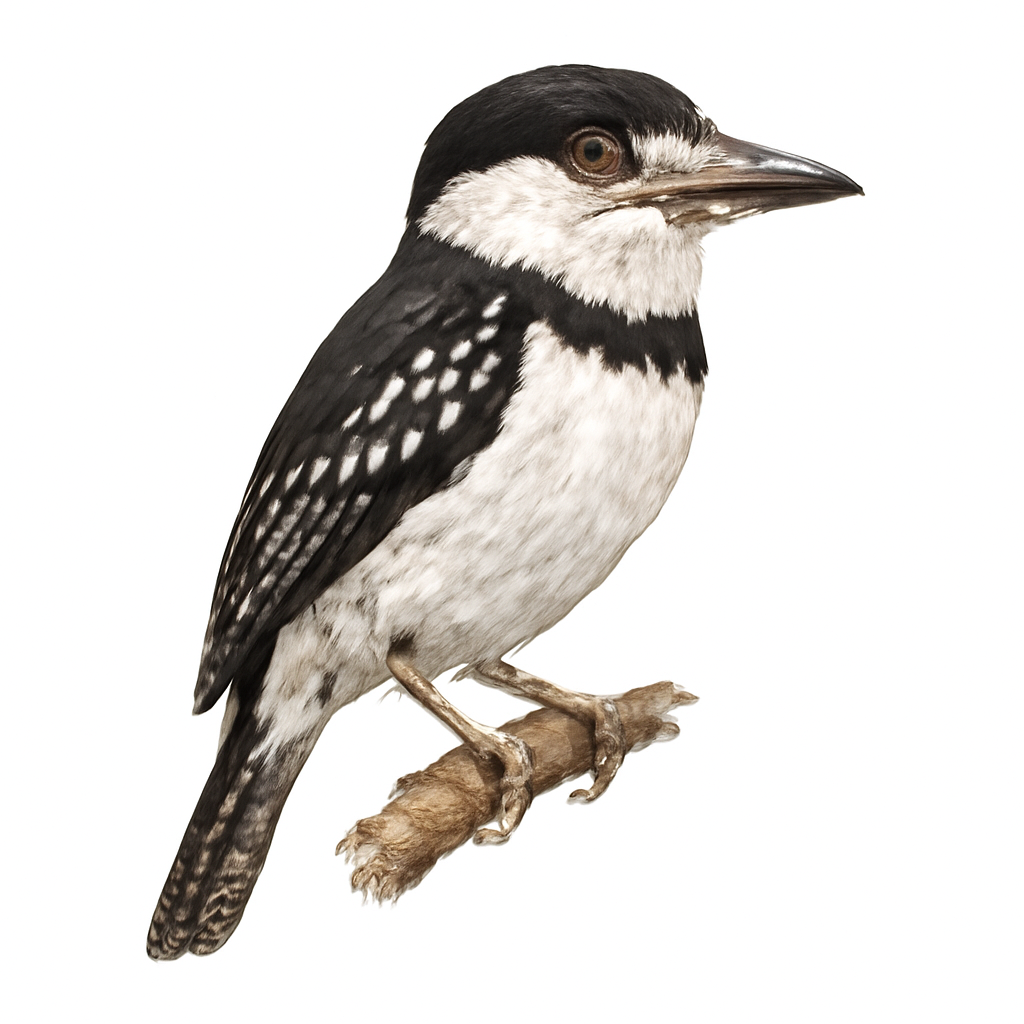 Illustrazione di Pied Puffbird