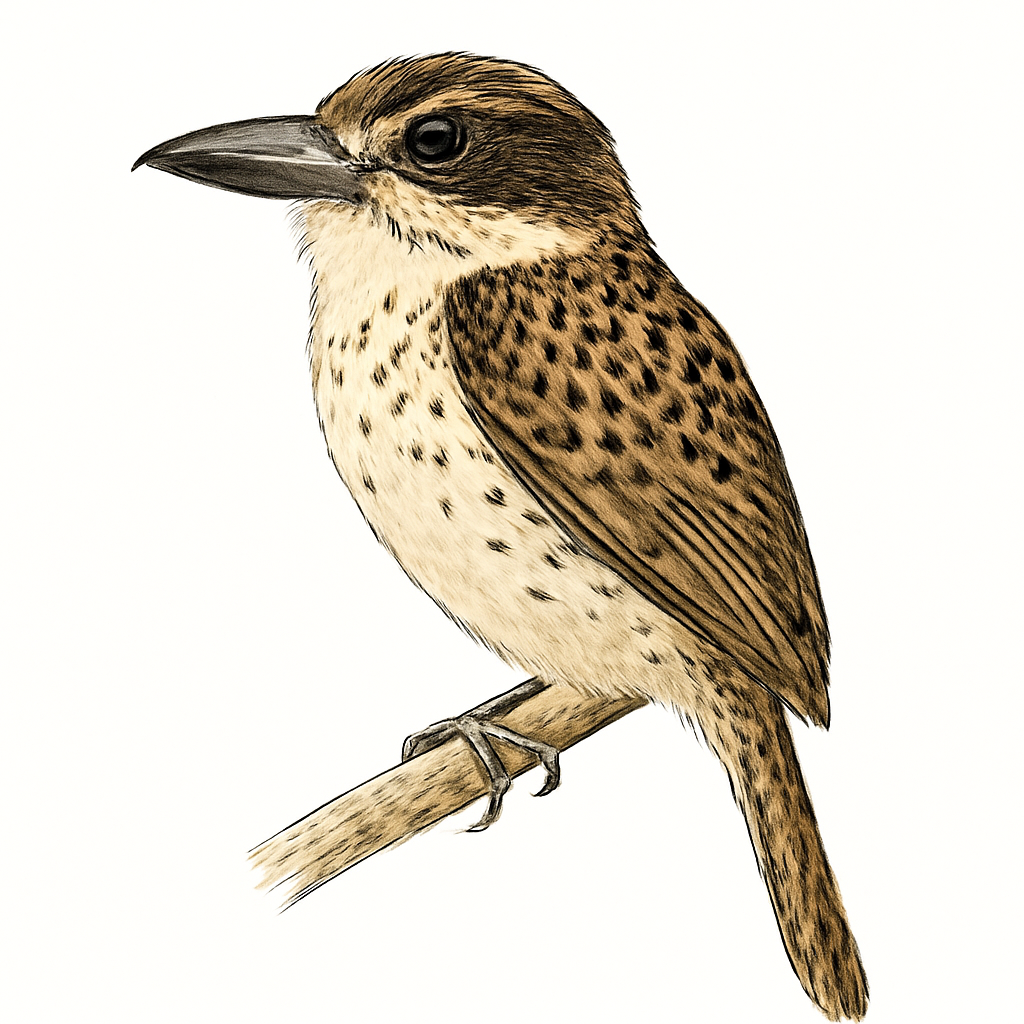 Illustrazione di Spot-backed Puffbird