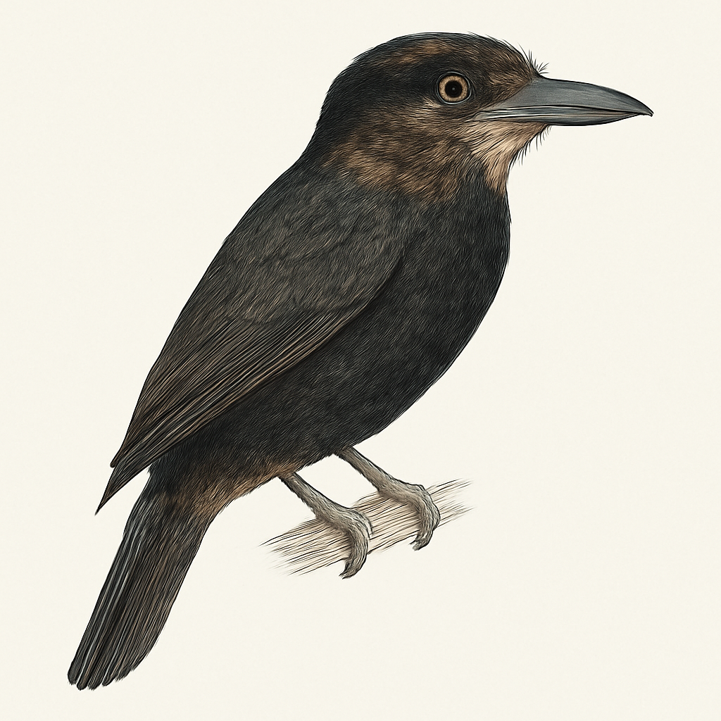 Swallow-winged Puffbird illustration