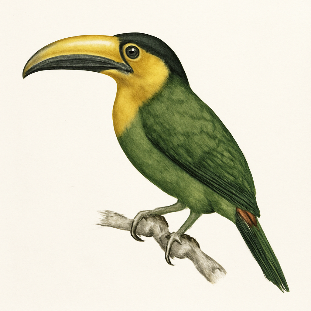 Ilustração de saripoca-de-coleira