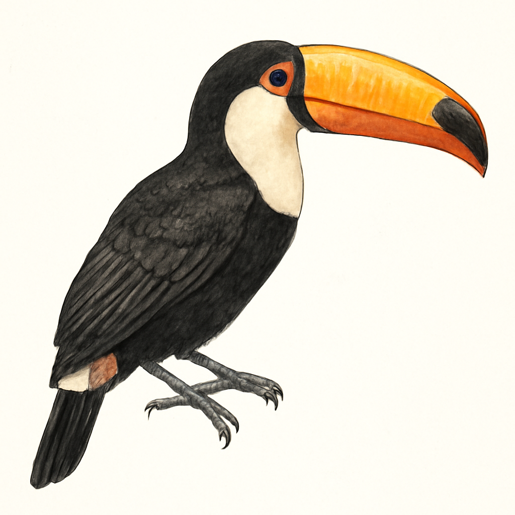 Toco Toucan illustration