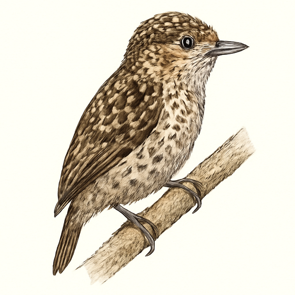 Illustrazione di Speckled Piculet