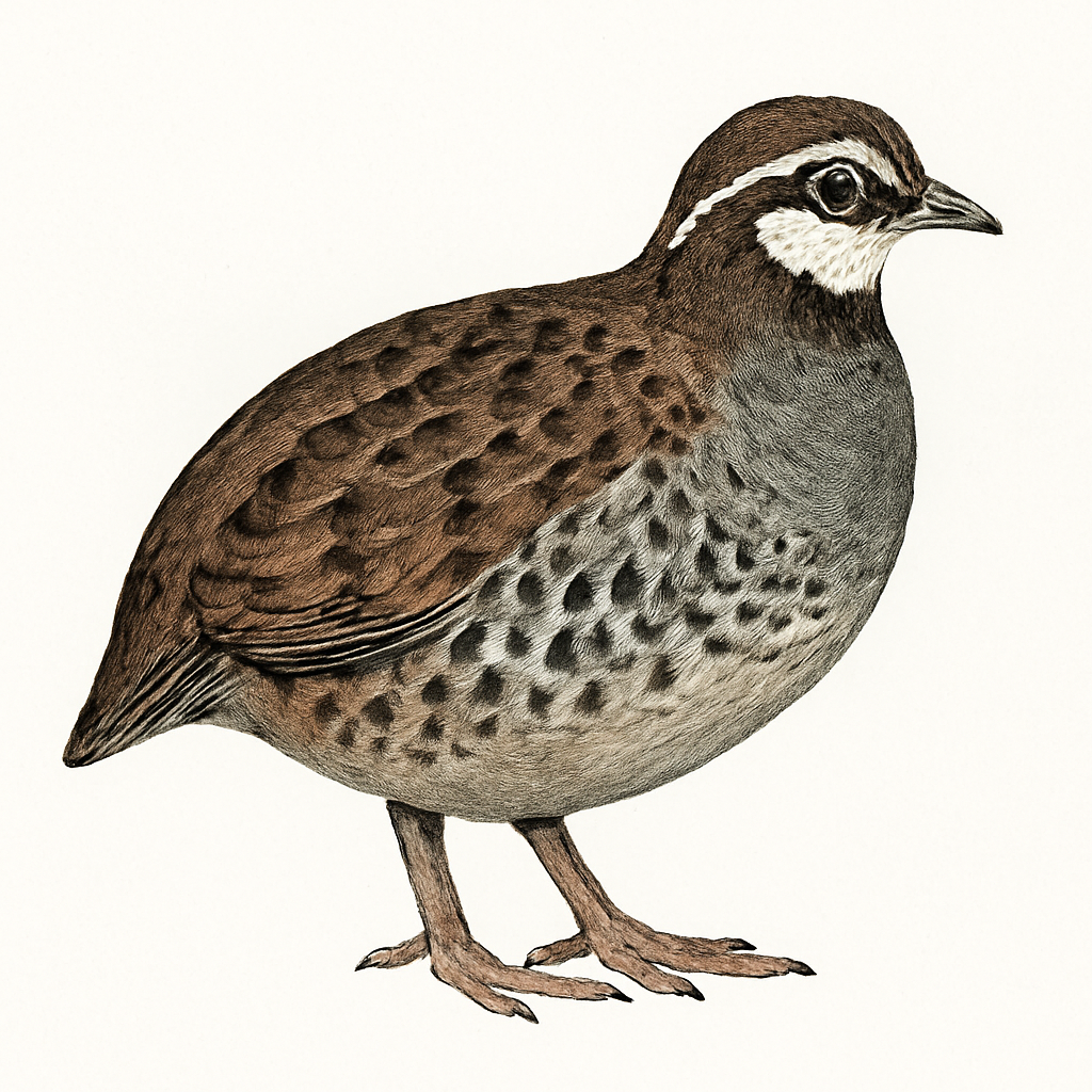 Ilustração de malayan partridge