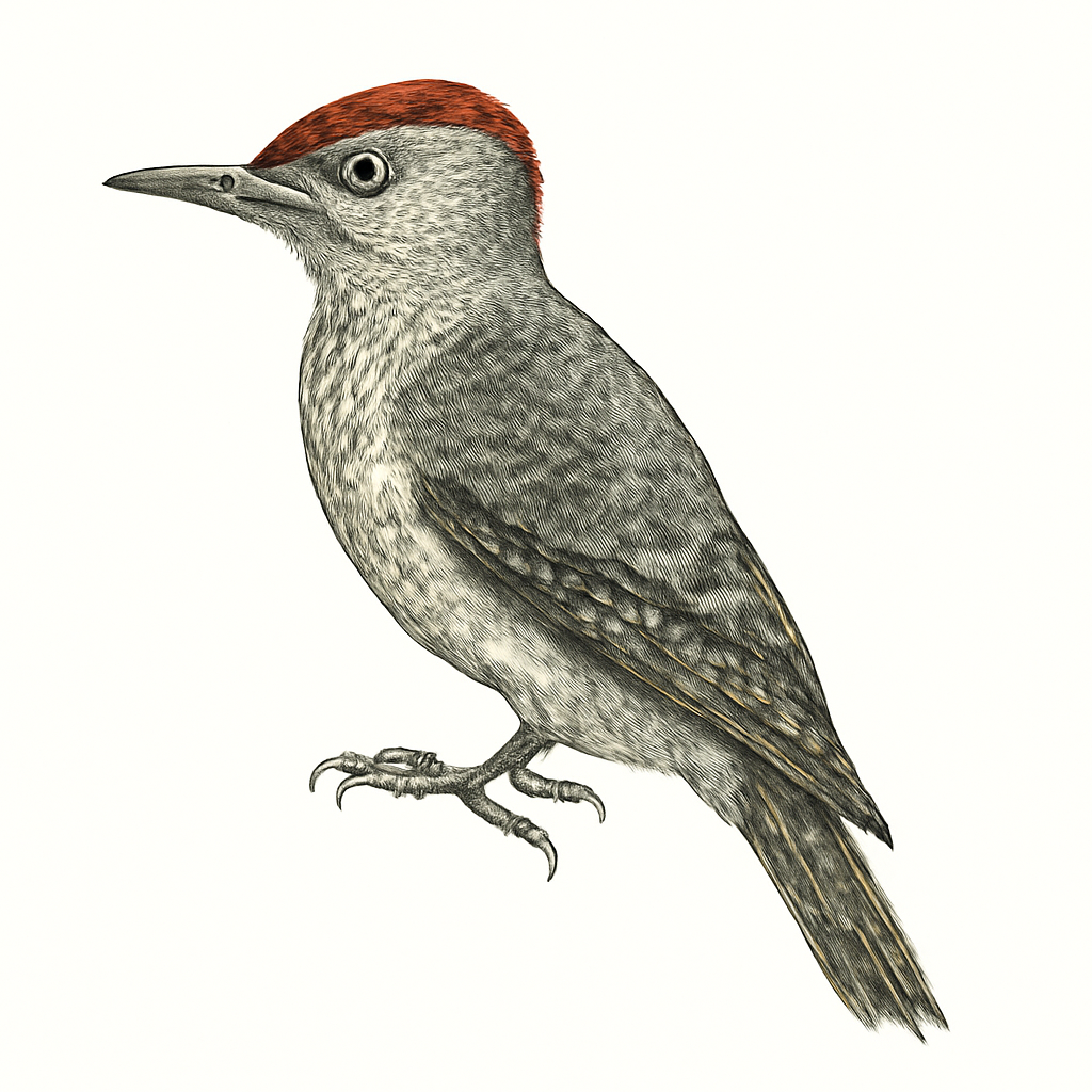 Illustration von Graubrustspecht