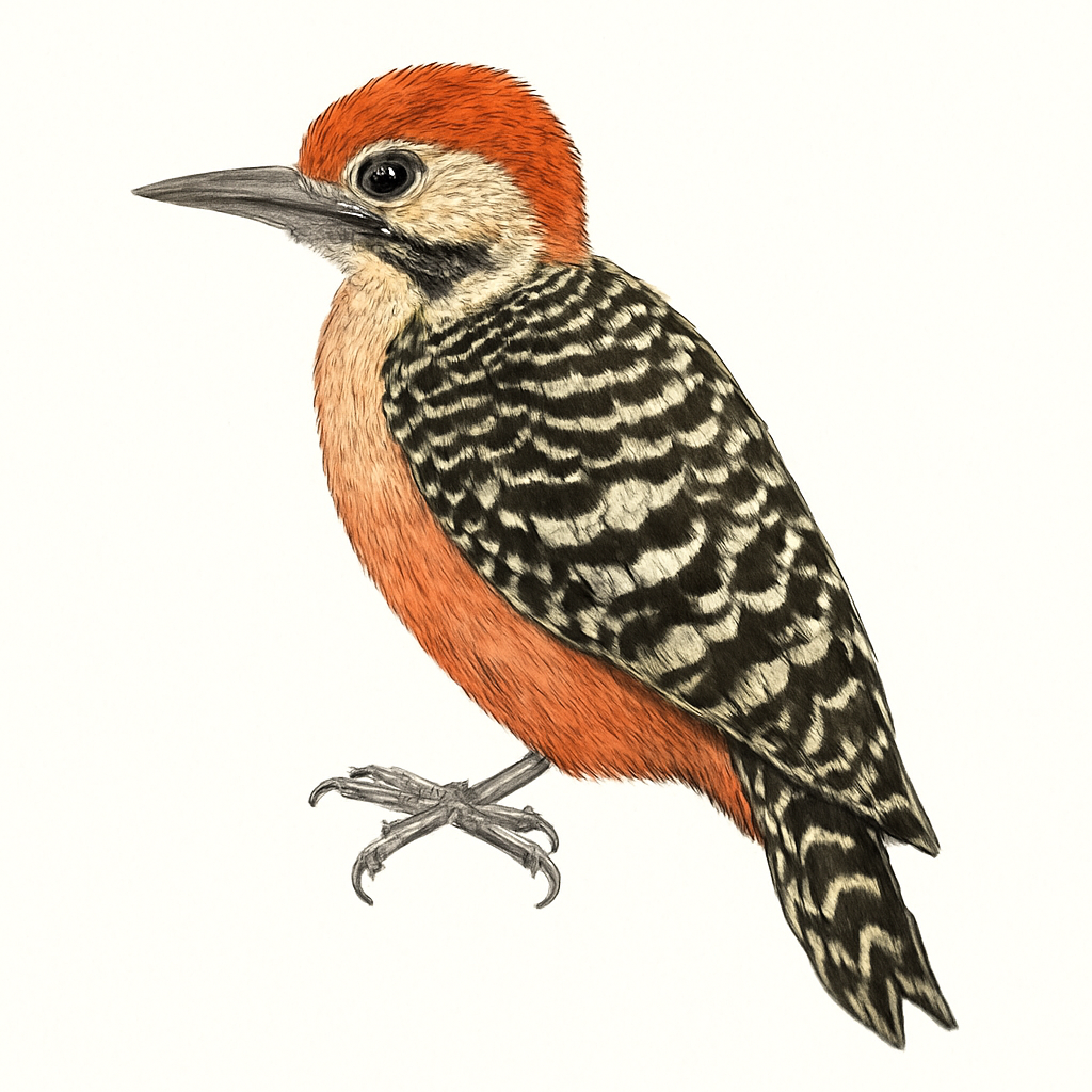 Ilustración de Pico Ventrirrufo
