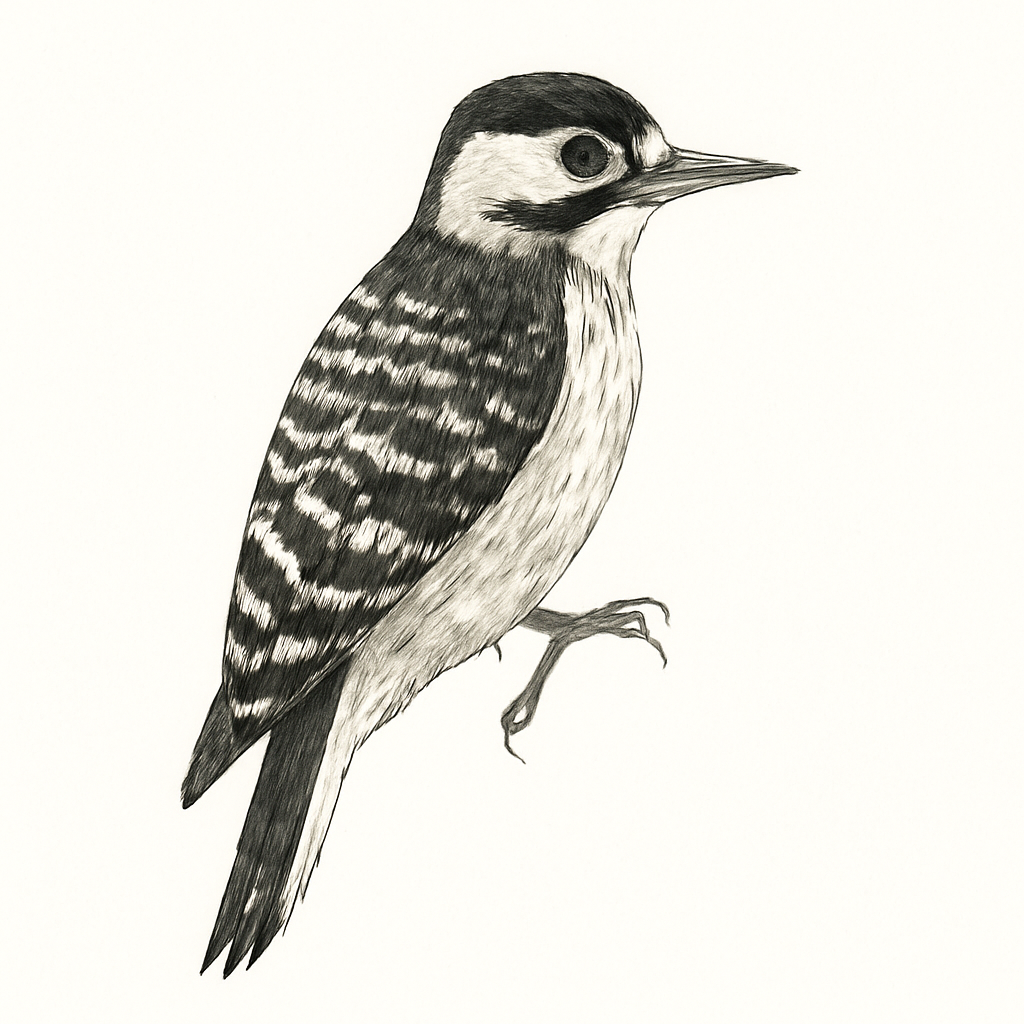 Red-cockaded Woodpecker illustration