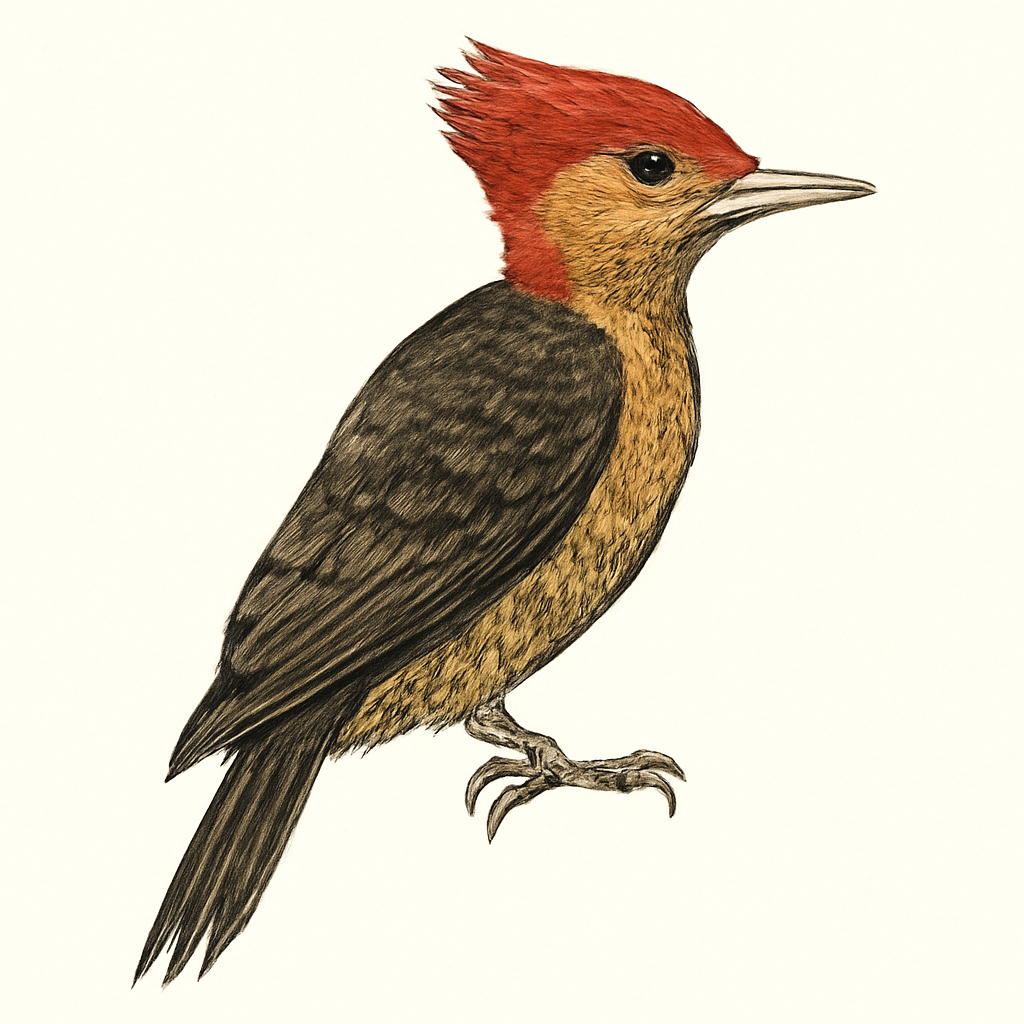 Illustration de Pic casqué