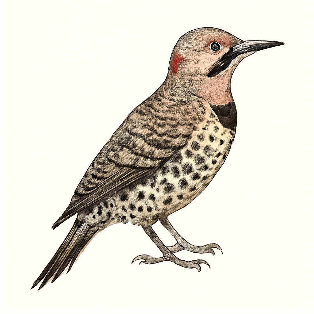 Northern Flicker illustration