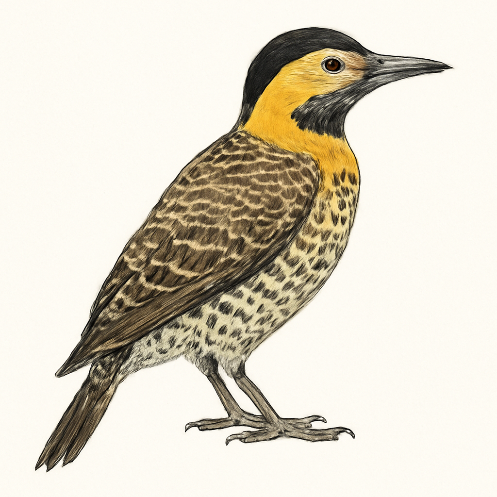 Illustration von Feldspecht