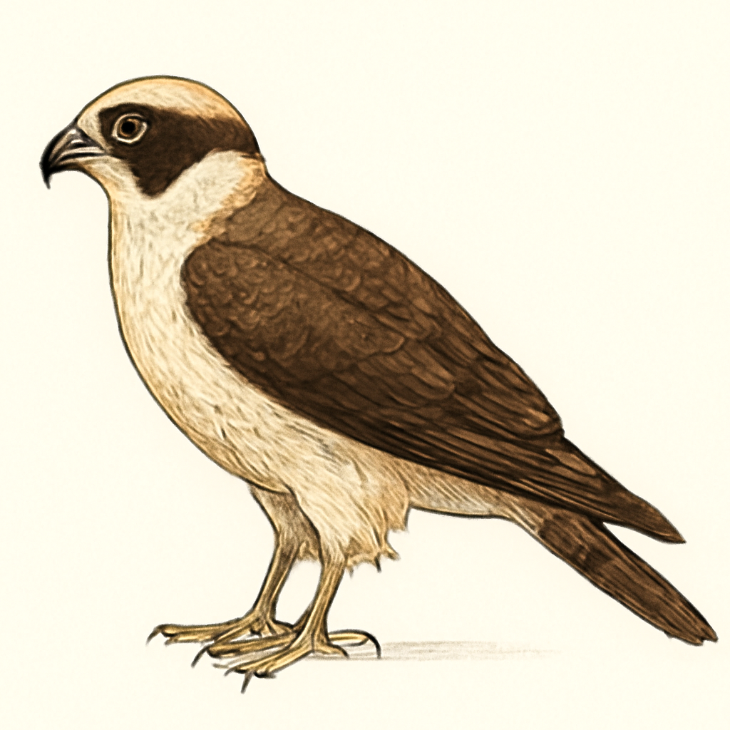 Illustration von Lachfalke