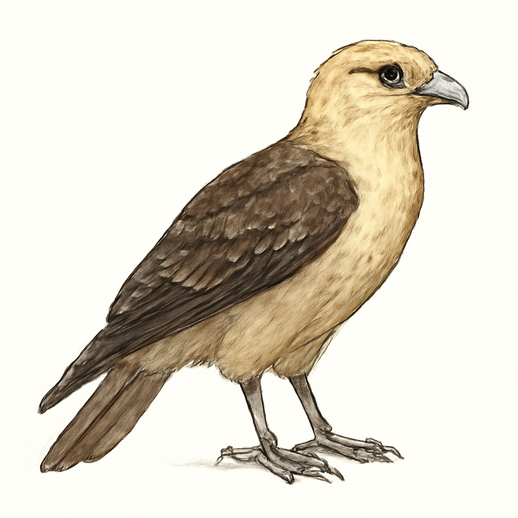 Ilustración de Caracara Chimachima