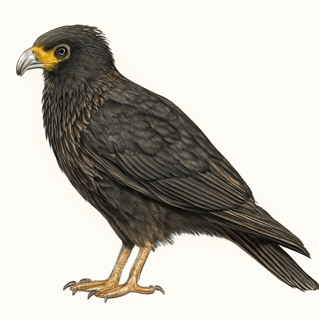 Illustration von Falklandkarakara