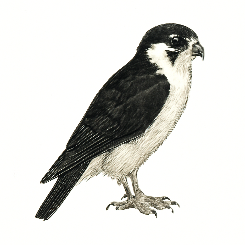 Illustrazione di Pied Falconet