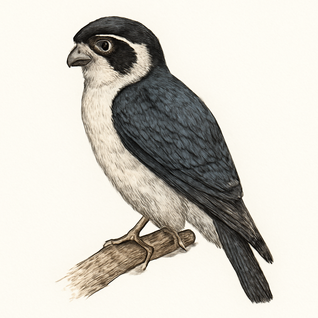 Illustrazione di Collared Falconet