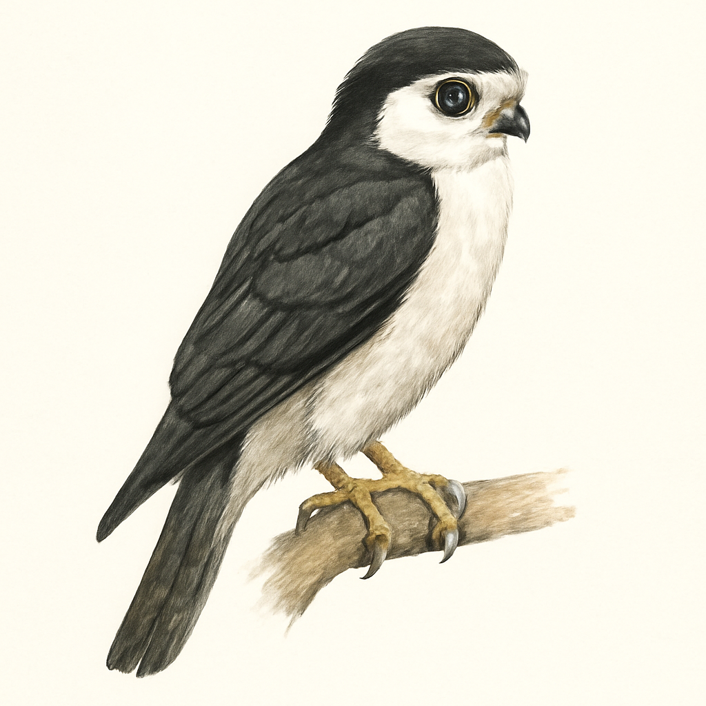 Illustrazione di White-fronted Falconet