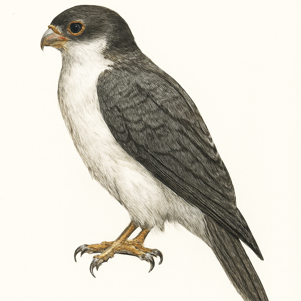 White-rumped Falcon illustration