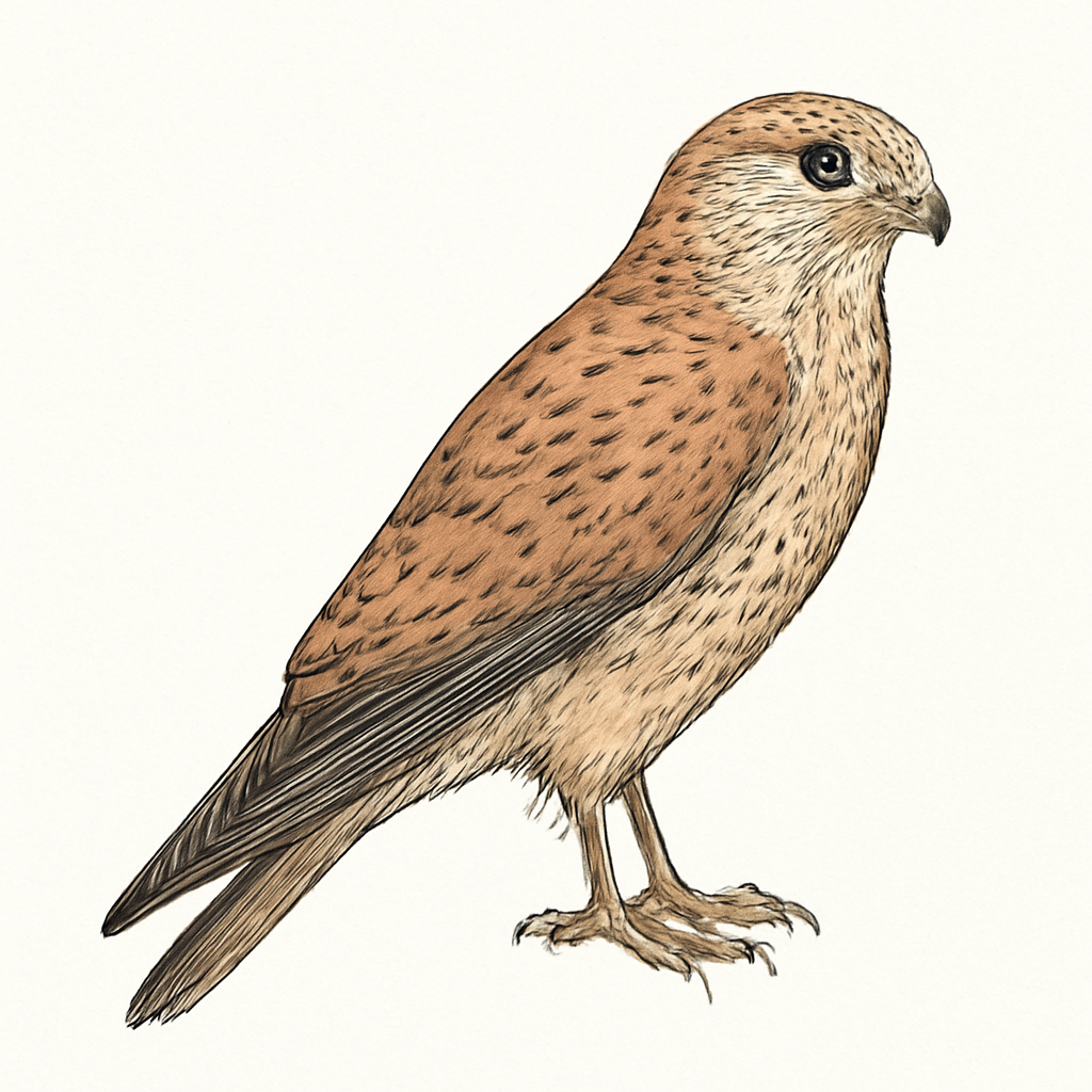 Illustratie van Grote torenvalk