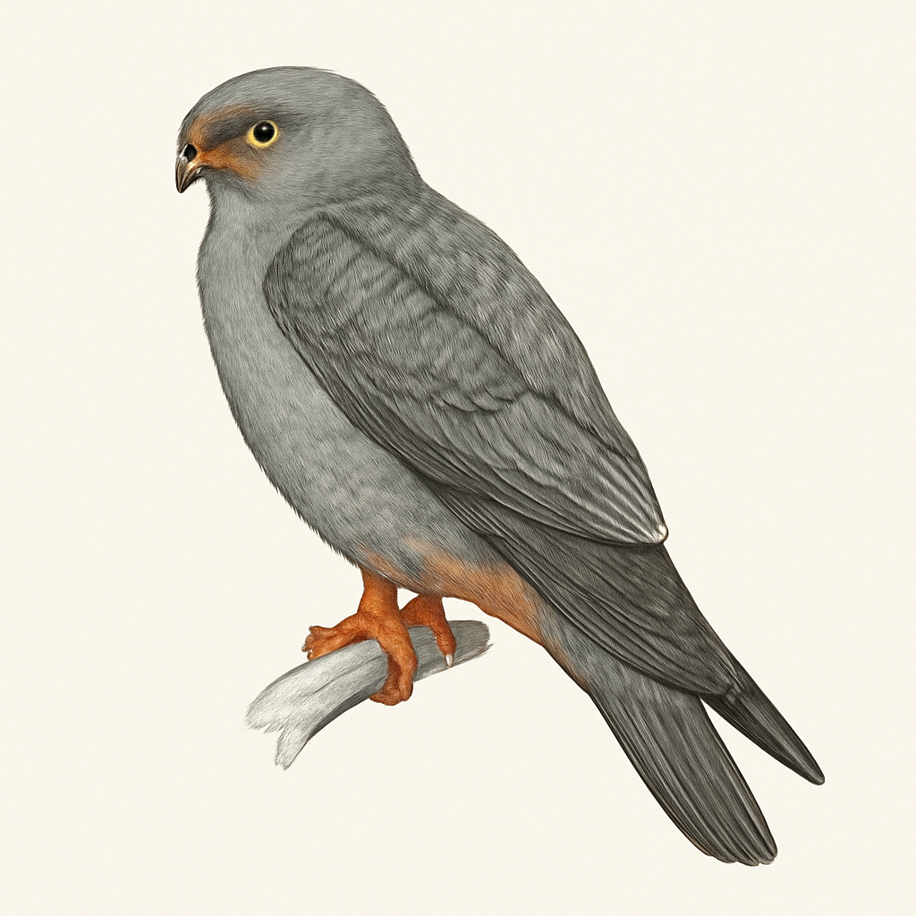 Red-footed Falcon illustration