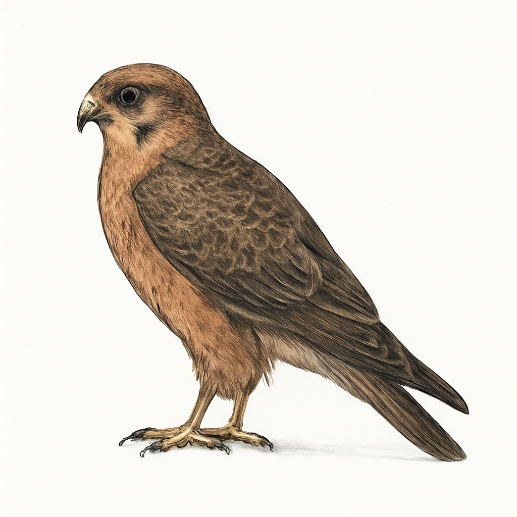 Illustrazione di Brown Falcon