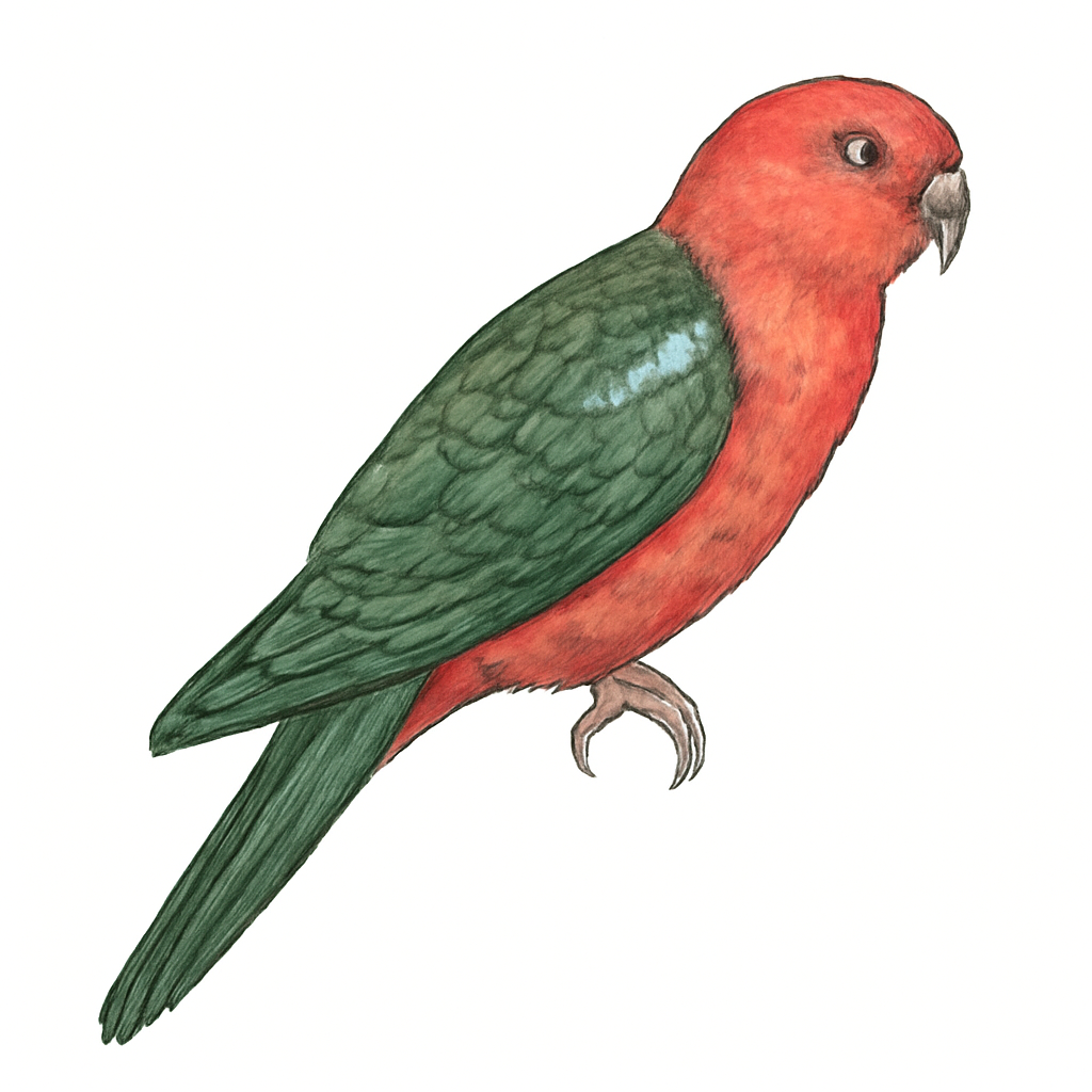 Illustration von Königssittich