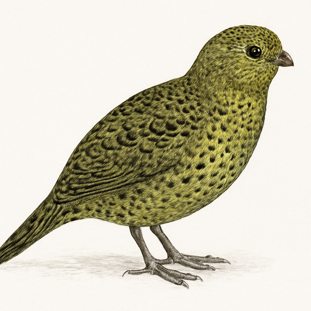 Ground Parrot illustration