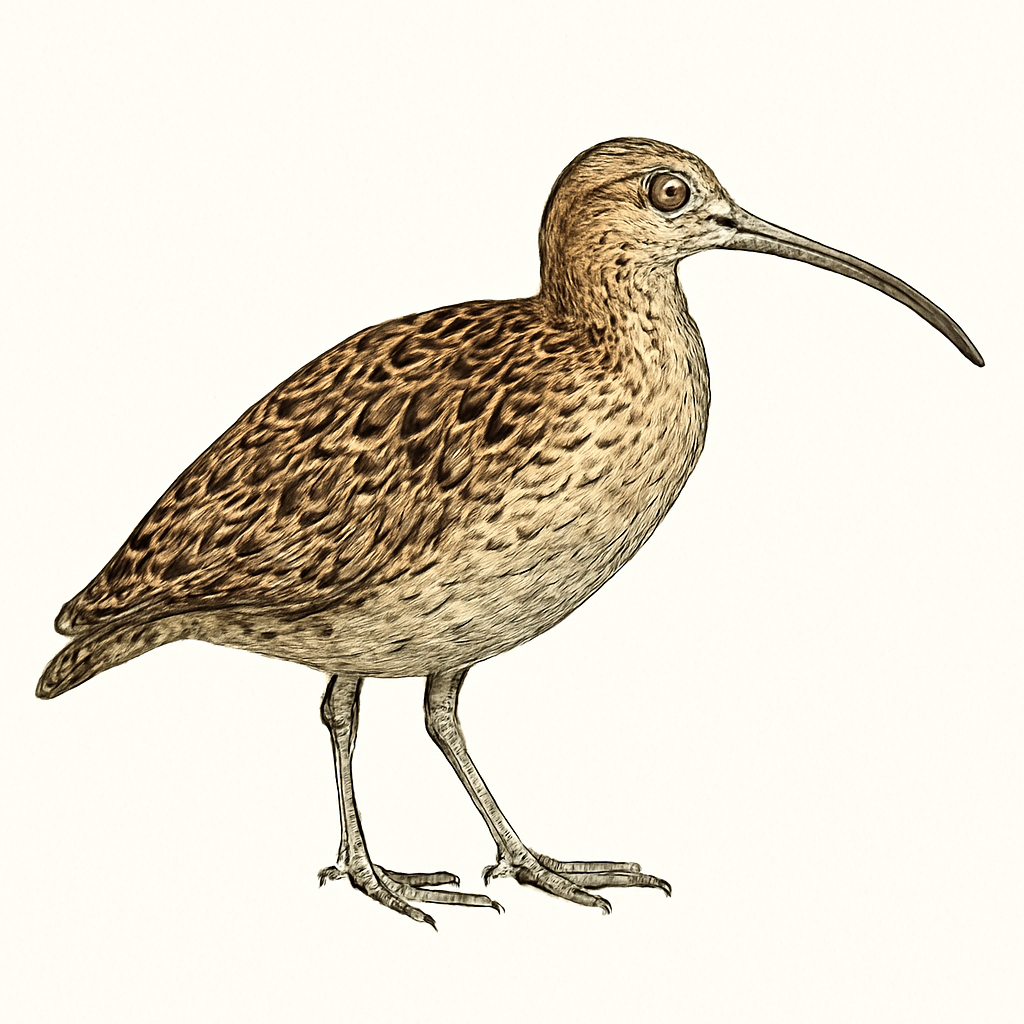 Illustrazione di Long-billed Partridge
