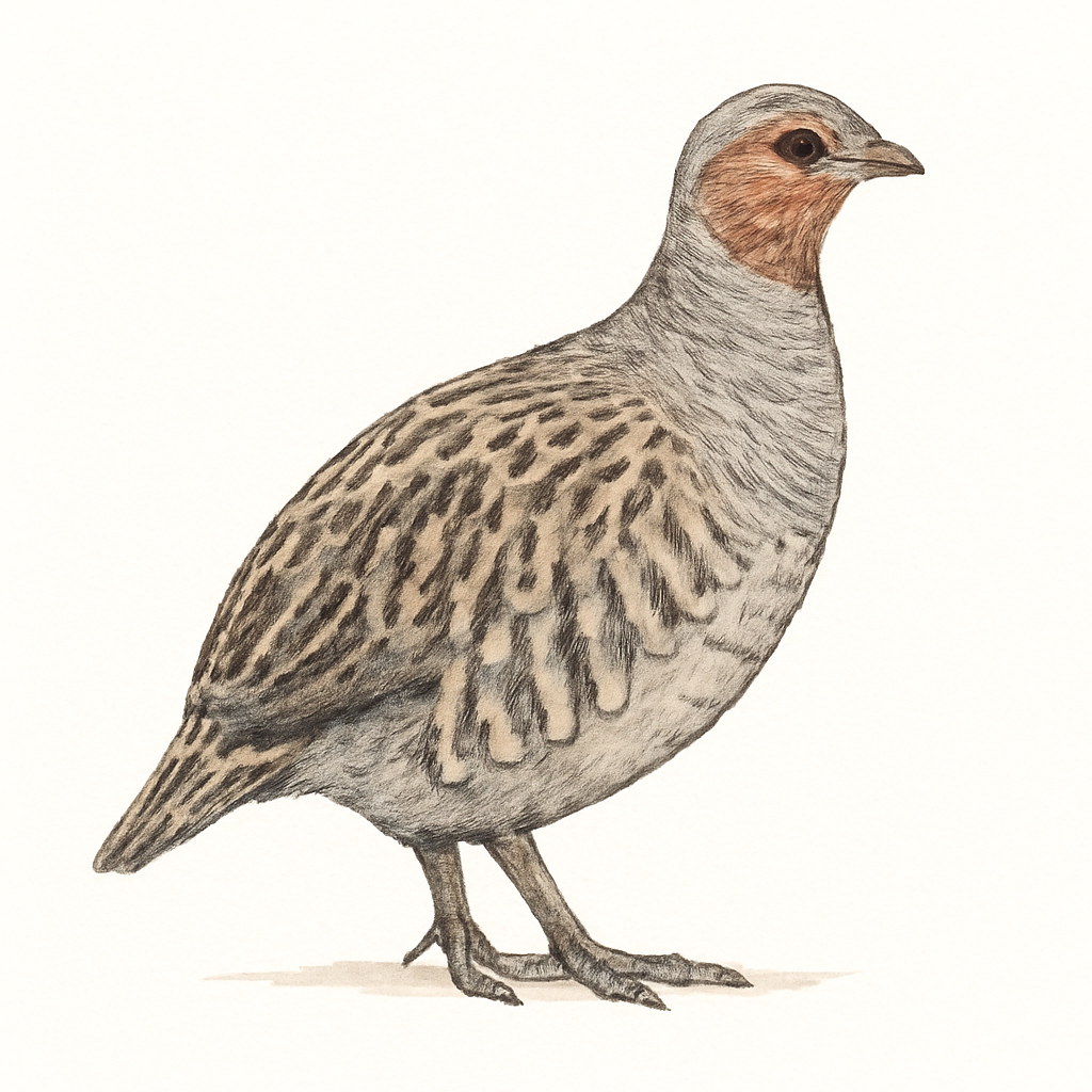 Illustratie van Tibetaanse patrijs