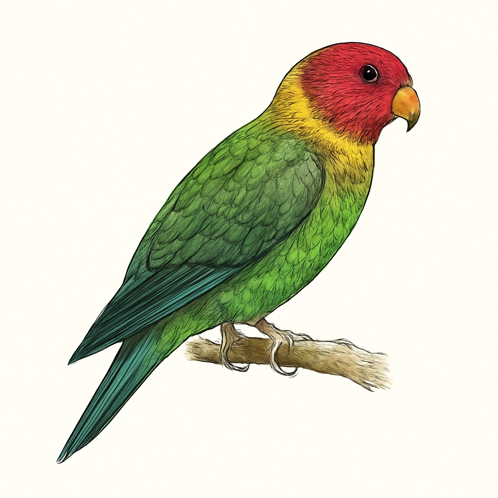 Duchess Lorikeet illustration