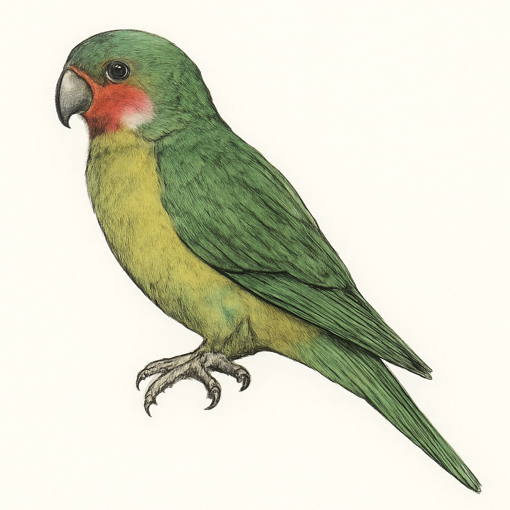 Illustration von Moschuslori