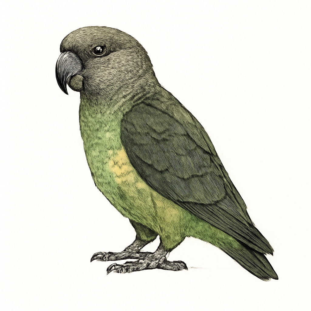 Illustrazione di Cape Parrot