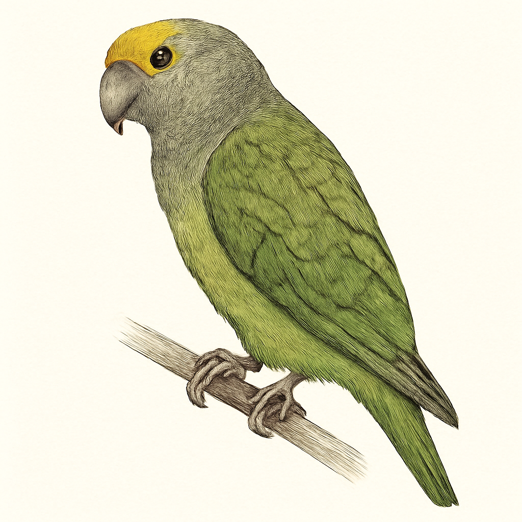 Yellow-fronted Parrot illustration