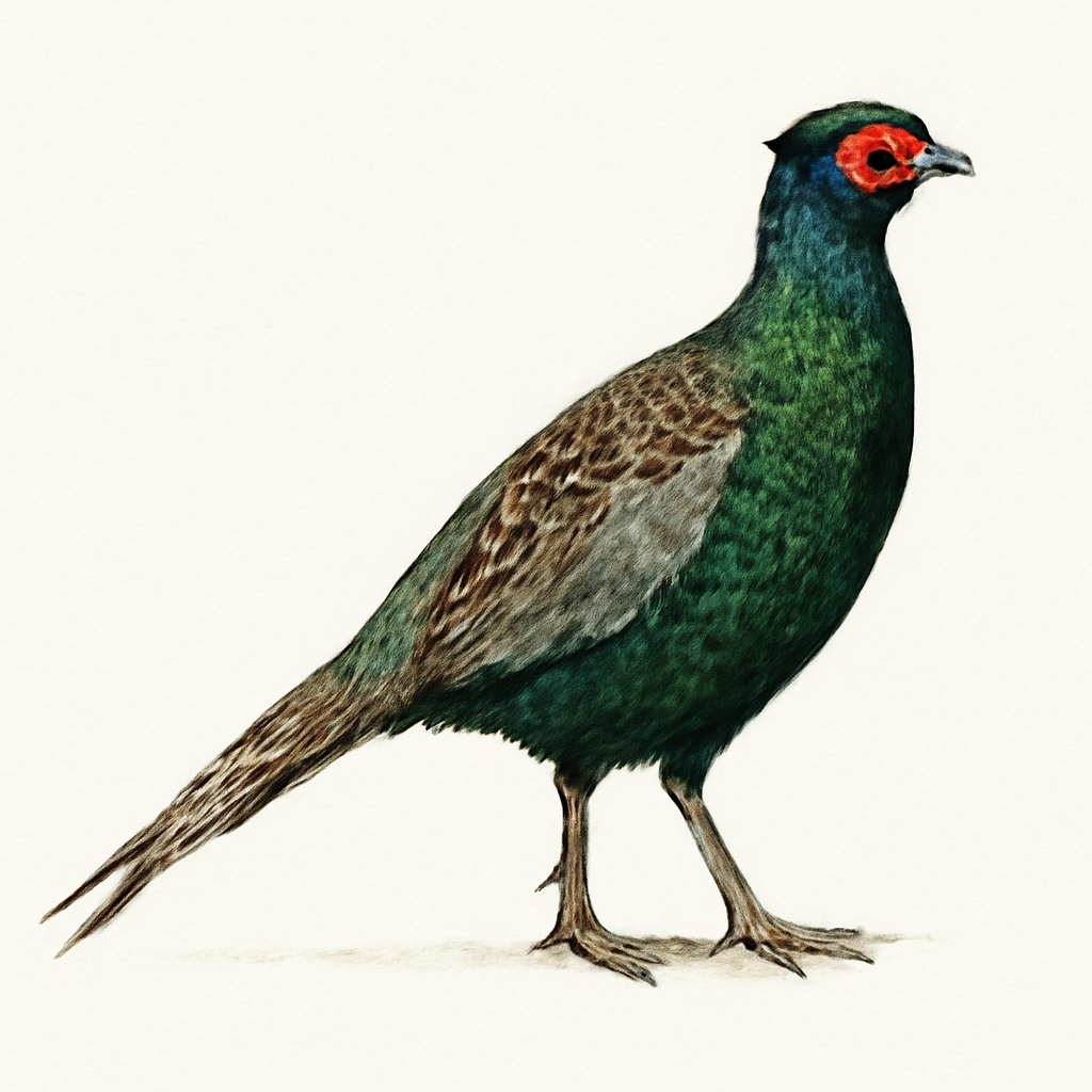 Illustration von Buntfasan