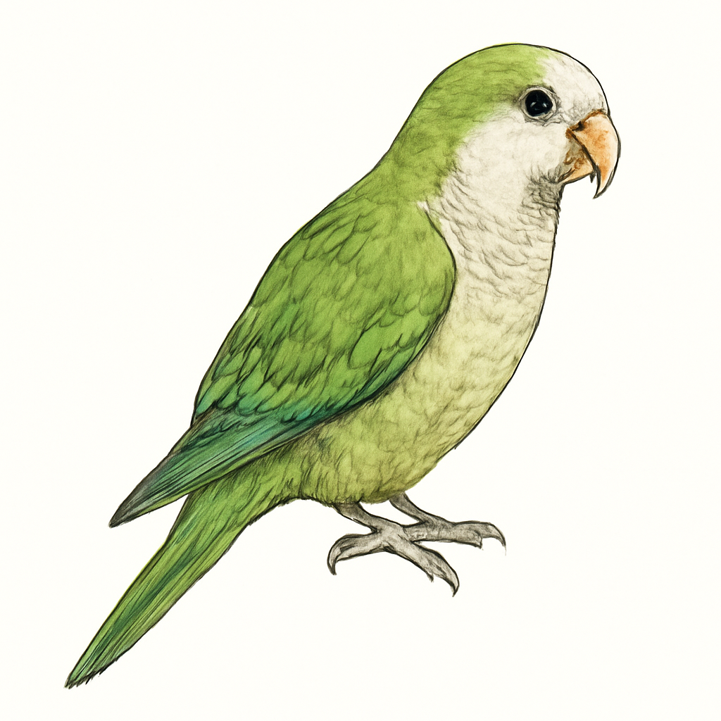 Ilustração de caturrita