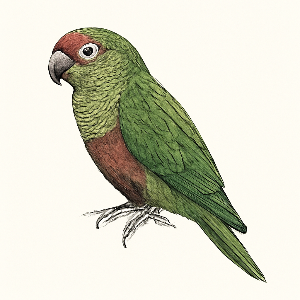 Ilustración de Cotorra Chiripepé