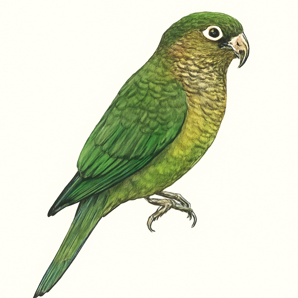 Illustrazione di Santa Marta Parakeet