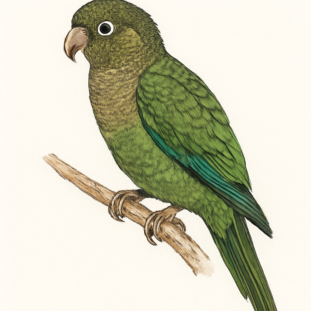 Illustration von Hoffmannsittich