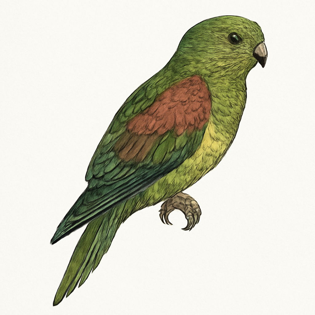 Illustrazione di Austral Parakeet