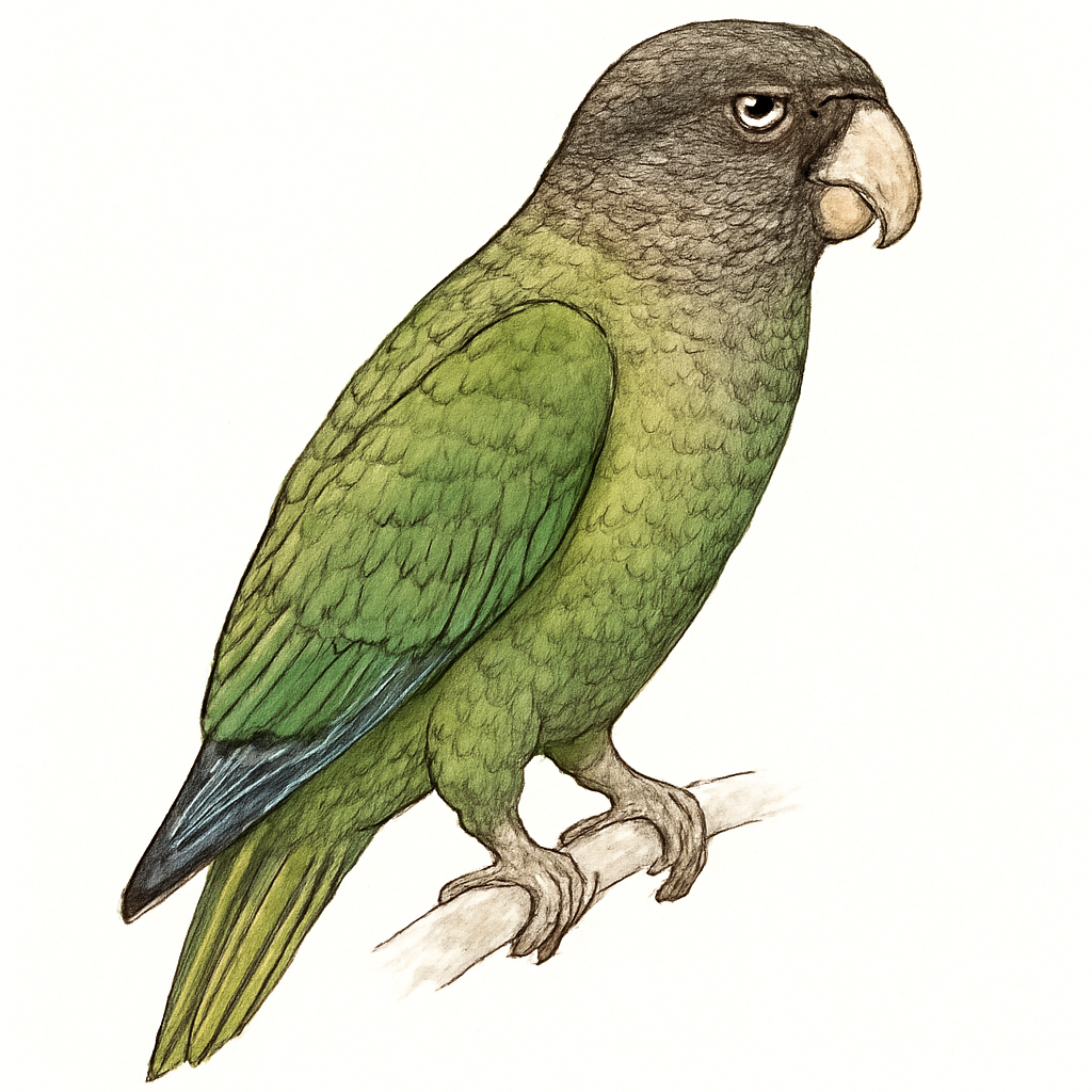 Illustration von Weddellsittich